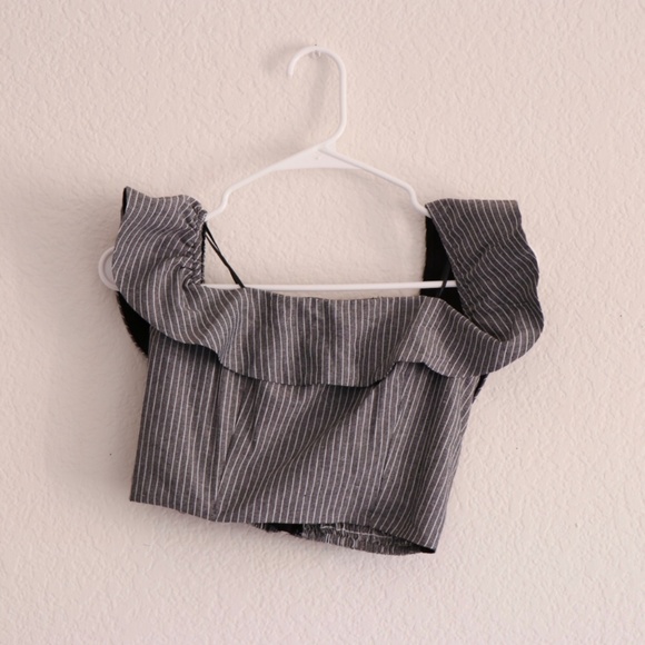 Two Piece Set: Cropped Top & Pants - Picture 3 of 3